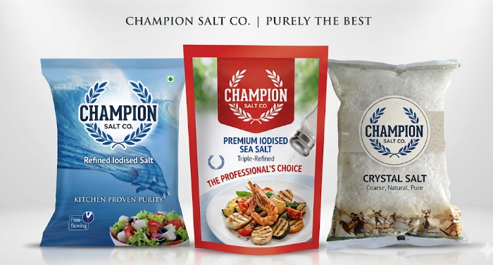 Salt products for homes, retail and foodservice.